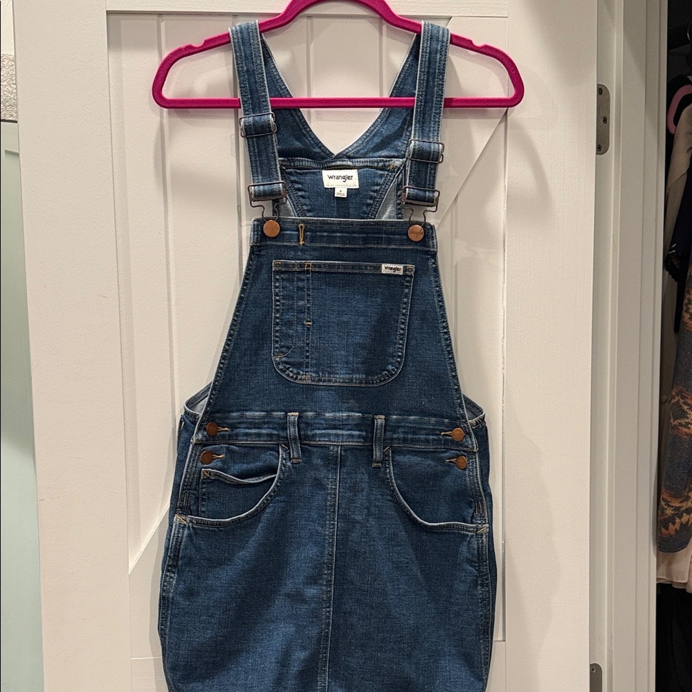 Wrangler Blue Denim Bib Overalls